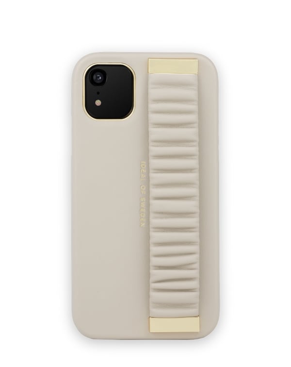 Statement Case iPhone11 / XR Ruffle Cream Top Handle
