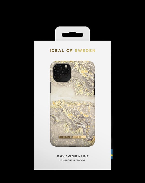 Printed Case iPhone 11 Pro / XS / X Sparkle Greige Marble