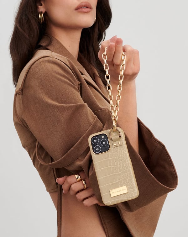 Atelier Case iPhone 13 Pro Warm Beige Croco