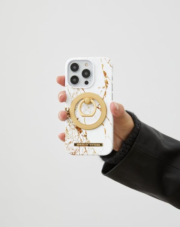 Printed Case MagSafe iPhone 14 Plus Carrara Gold