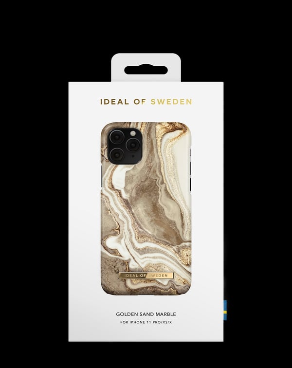 Printed Case iPhone 11 Pro / XS / X Golden Sand Marble