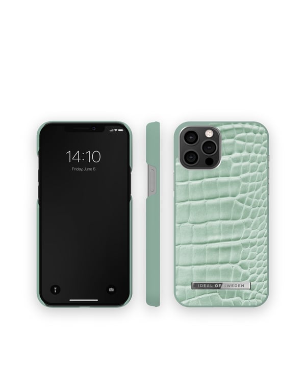 Atelier Case iPhone 12 Pro Max Mint Croco