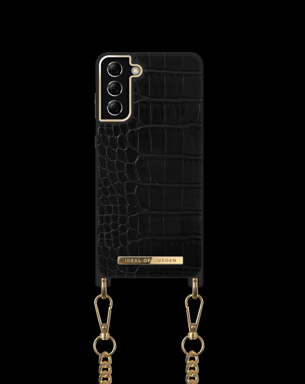 Necklace Case Galaxy S21 Plus Jet Black Croco