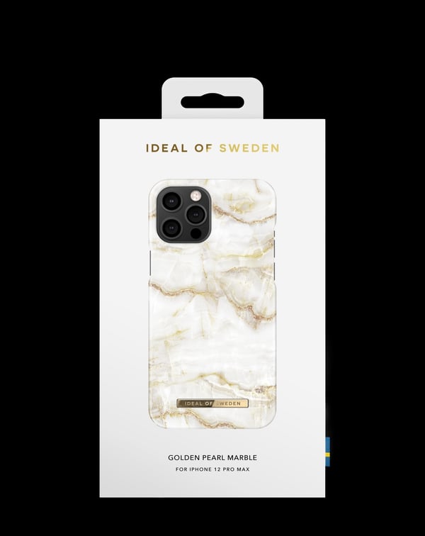 Printed Case iPhone 12 Pro Max Golden Pearl Marble