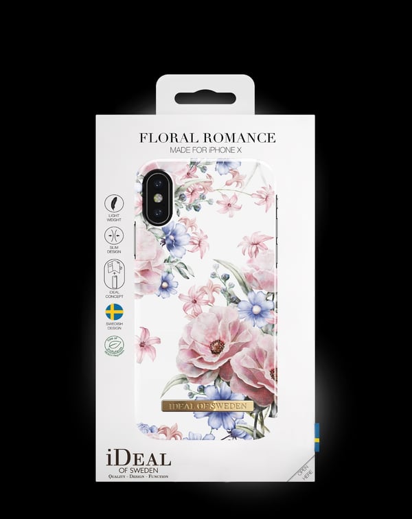 Printed Case iPhone X Floral Romance