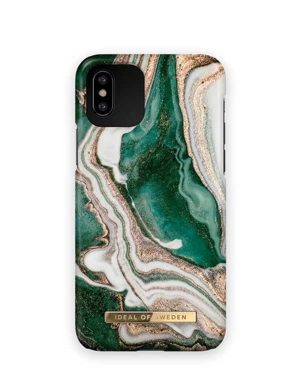 Printed Case iPhone 11 Pro / XS / X Golden Jade Marble