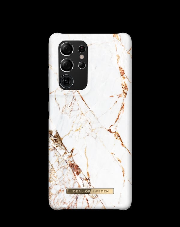 Printed Case Galaxy S21 Ultra Carrara Gold