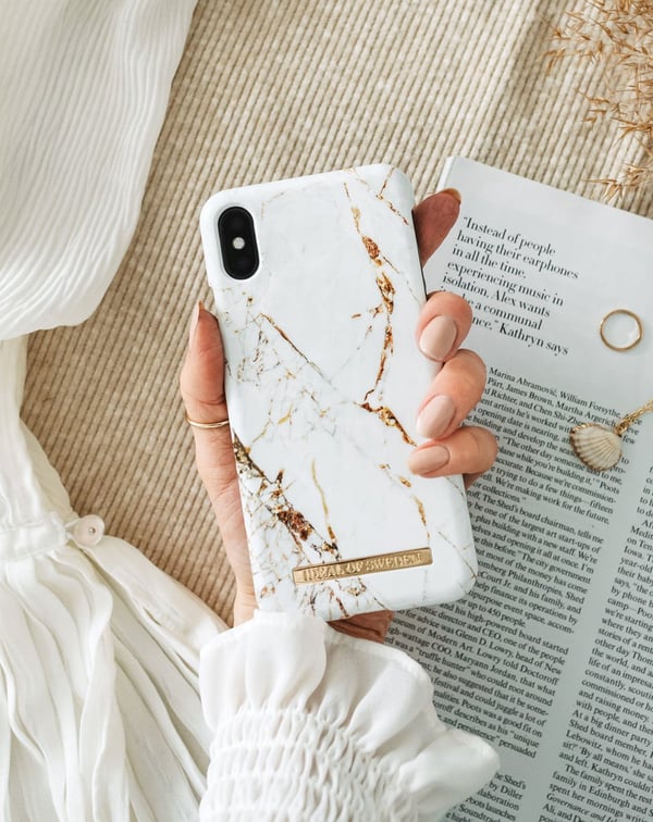 Printed Case iPhone Xs Max Carrara Gold
