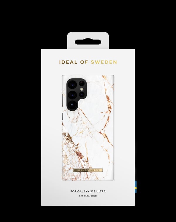 Printed Case Galaxy S22 Ultra Carrara Gold