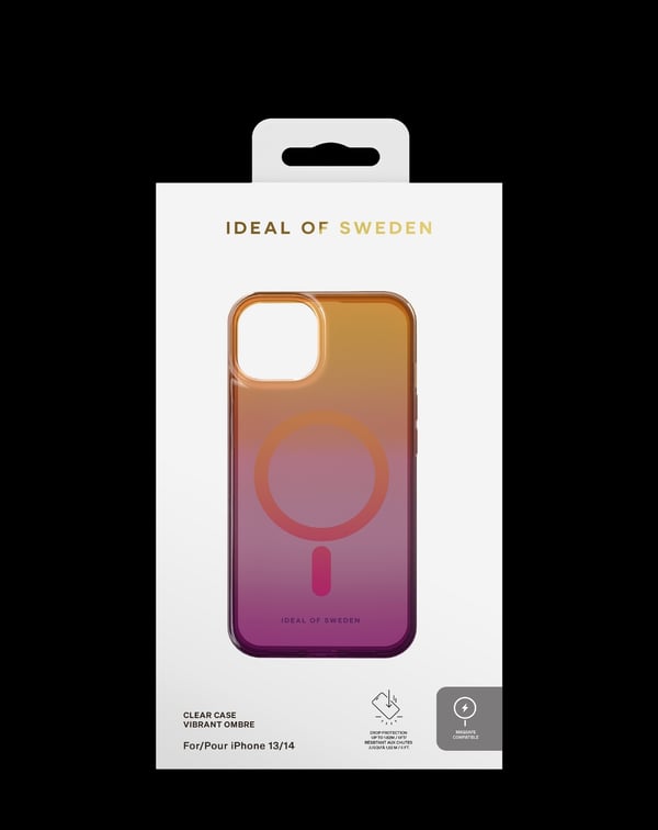 Clear Case MagSafe iPhone 13 / 14 Vibrant Ombre