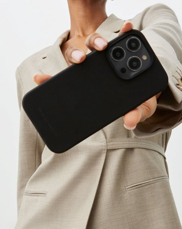Silicone Case iPhone 14 Pro Black