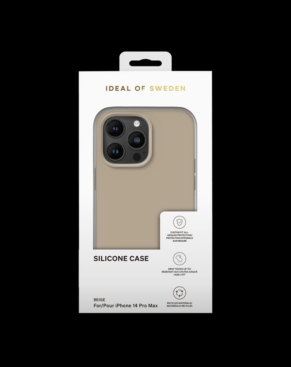 Silicone Case iPhone 14 Pro Max Perfect Beige