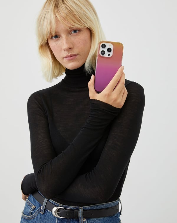 Clear Case iPhone 13 / 14 / 15 / 16e / 17e Vibrant Ombre