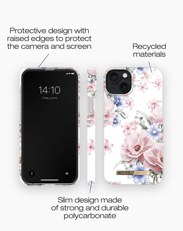Printed Case iPhone 15 Plus Floral Romance