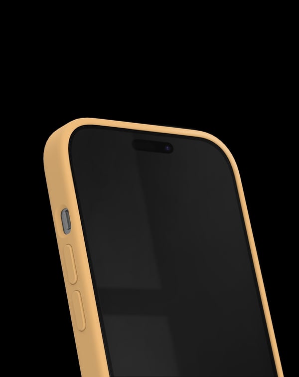 Silicone Case iPhone 15 Plus Apricot