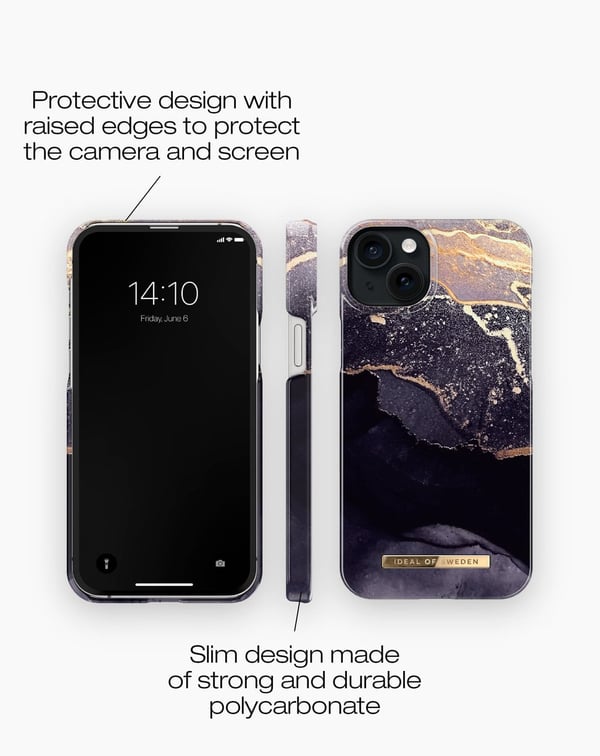 Printed Case MagSafe iPhone 15 Plus Golden Twilight