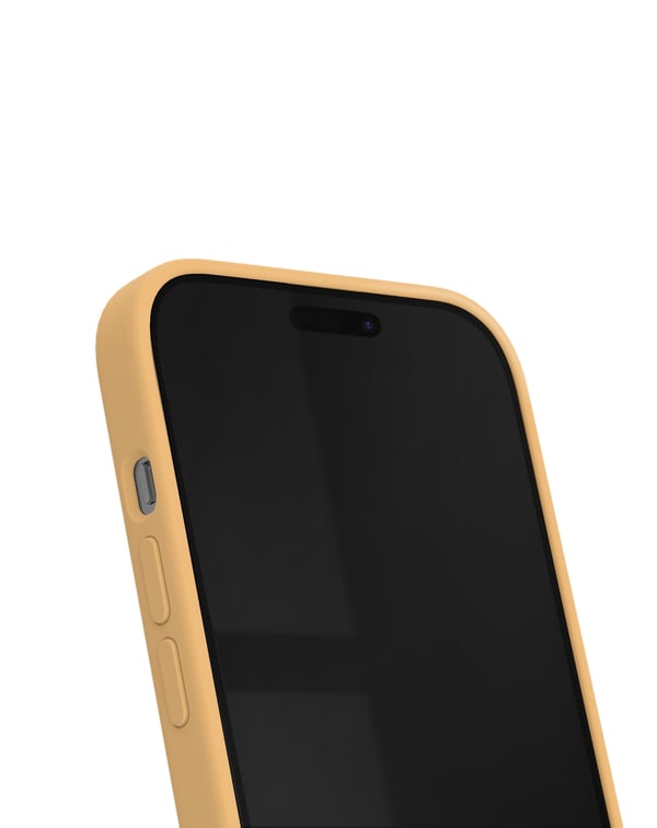 Silicone Case MagSafe iPhone 15 Plus Apricot