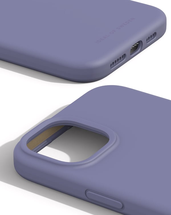 Silicone Case MagSafe iPhone 15 Plus Purple