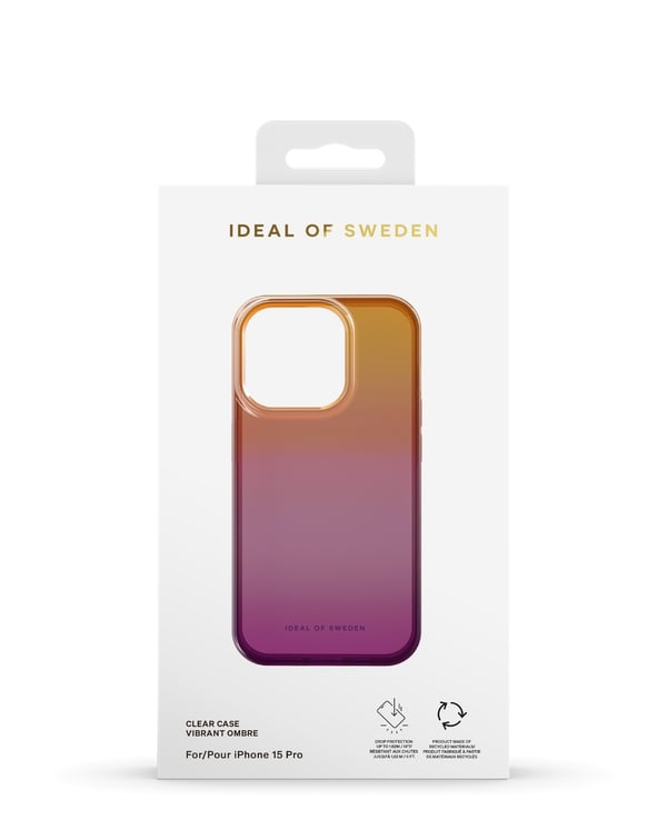 Clear Case iPhone 15 Pro Vibrant Ombre
