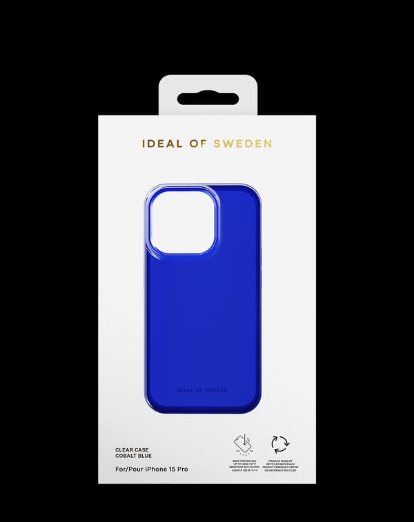 Clear Case iPhone 15 Pro Cobalt Blue