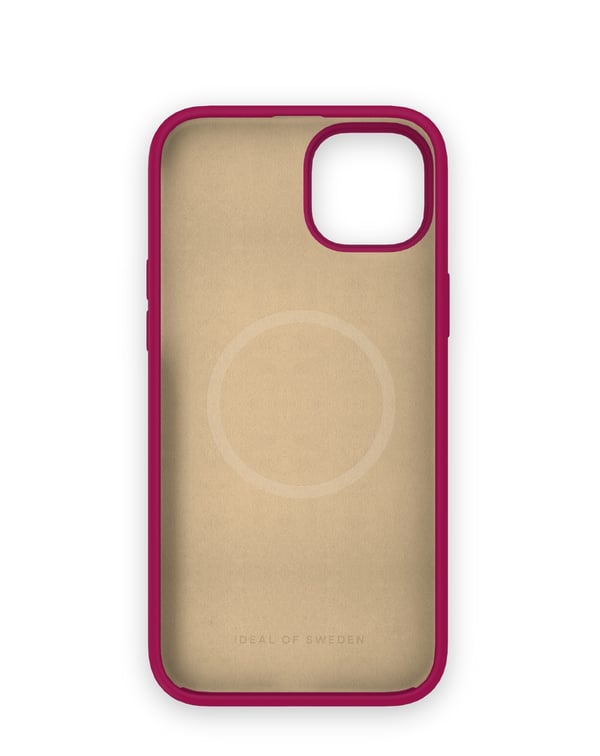 Silicone Case MagSafe iPhone 15 Plus Magenta