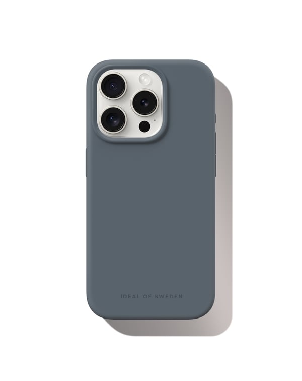 Silicone Case MagSafe iPhone 15 Pro Midnight Blue