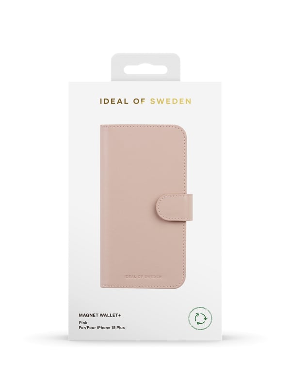 Magnet Wallet+ iPhone 15 Plus Pink