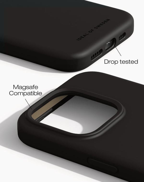 Silicone Case MagSafe iPhone 15 Pro Black