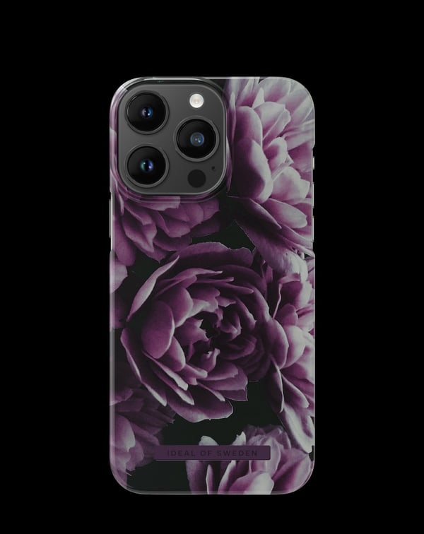 Printed Case iPhone 14 Pro Max Deep Purple Bloom