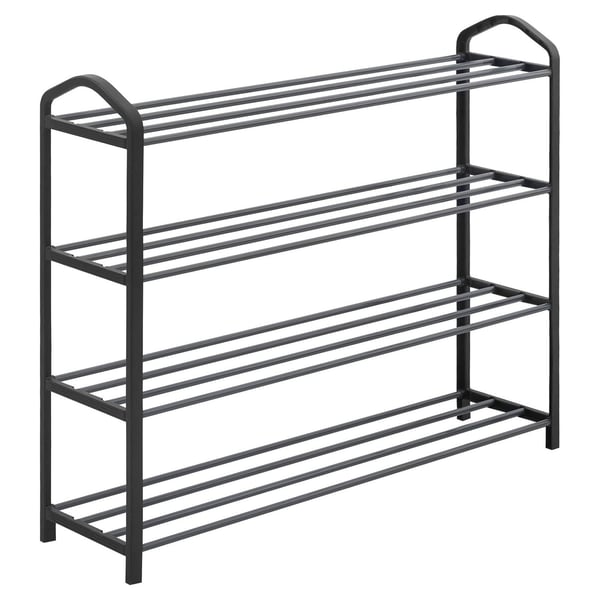Rootz Skostativ - Fodtøjsarrangør - Skostativ - Skoholder - Skohylde - Skoopbevaring - Skodisplay - Grå - 79x19,5x62cm
