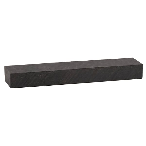 Rootz Modern væghylde - Flydende hylde - Dekorativ hylde - Bred opbevaringsplads - Håndlavet - Antracit 3D-overflade - Unikt design - 90 cm x 10 cm x