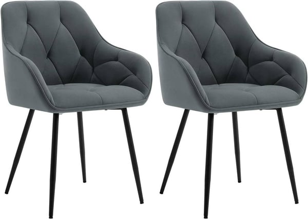 Rootz Velvet -ruokailutuoli - Tyylikäs tuoli - Mukavat istuimet - Ylellinen, Ergonominen, Tukeva - 56 cm x 83,5 cm x 53 cm