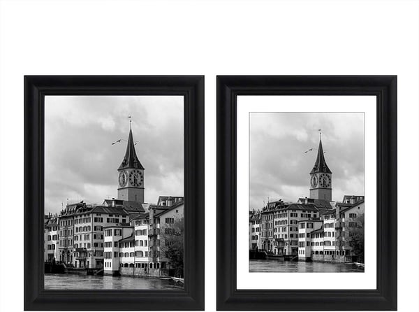 Rootz træbilledrammer - Fotorammer - Hukommelsesrammer - Massivt træ af høj kvalitet - Alsidig skærm - Flere størrelser og farver - 10x15 cm til 40x50