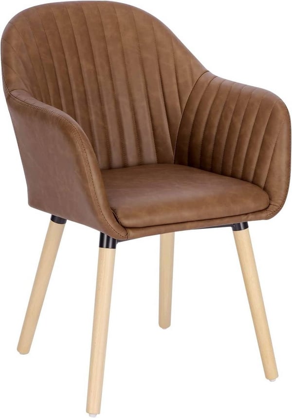 Rootz Ergonomic Dining Chair - Komfortstol - Stilfuld siddeplads - Ergonomisk design - Holdbart materiale - Nem vedligeholdelse - 55cm x 81cm x 59cm