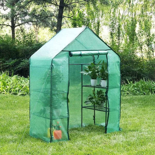 Rootz Folie Drivhus - Plantehus - Haveindhegning - UV-resistent - Klimakontrolleret - Nem montering - 143cm x 73cm x 195cm