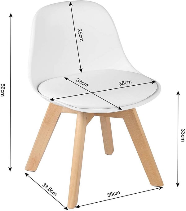 Rootz sæt med 2 børnestole - Børnesæder - Småbørnsstole - Ergonomisk design - Holdbar og sikker - Nem montering - 33,5 cm x 56 cm x 35 cm