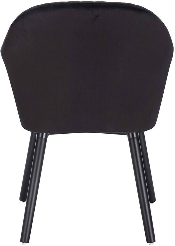 Rootz sæt med 4 spisestuestole - Fløjlspolstret - Komfortable siddepladser - Holdbar og robust - Alsidigt design - Nem montering - 81 cm x 40 cm x 42