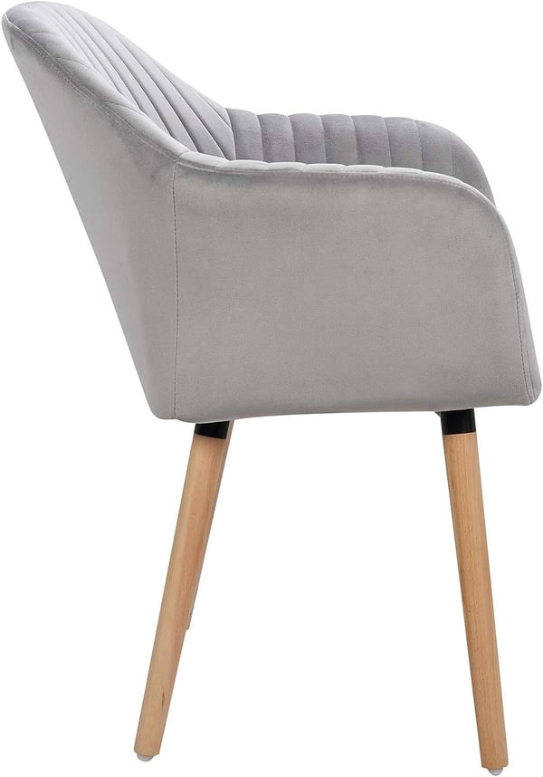 Rootz sæt med 4 spisestuestole - Elegante stole - Komfortable siddepladser - Fløjlspolstring - Ergonomisk design - Holdbar og nem vedligeholdelse - 81
