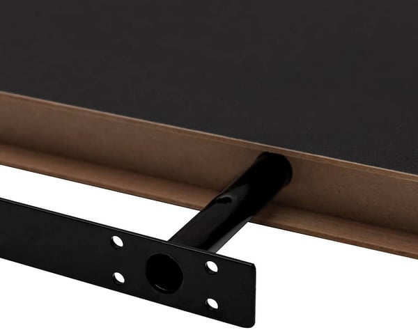 Rootz Sæt med 4 væghylder - Hængende hylder - Flydende hylder - Fugtbestandig - Nem at samle - Stilfuldt design - MDF træ - 50 cm x 22,9 cm x 3,8 cm