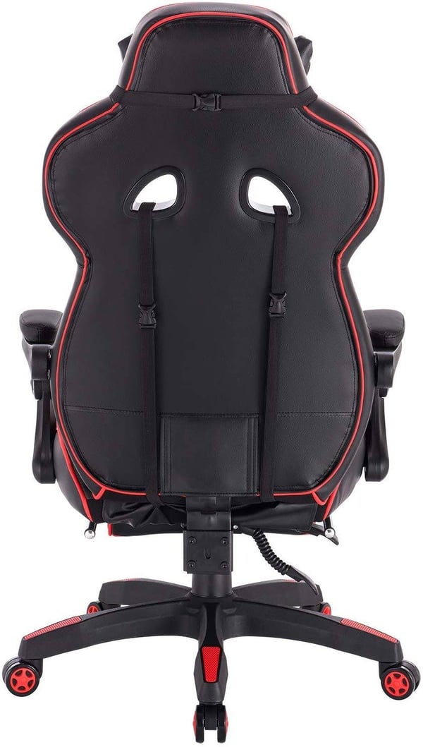 Rootz Ultimate Gaming Chair - Kontorstol - Ergonomisk computerstol - Justerbar, holdbar, nem montering - 121cm-128cm x 45cm-52cm