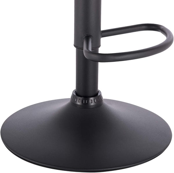 Rootz Velvet Barstol - Justerbar bordstol - Drejelig barstol - Komfortabel siddeplads - Nem montering - Holdbart design - 35cm x 38cm x 84-106cm