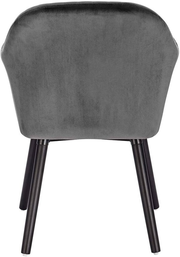 Ergonomisk spisestuestol Rootz - Komfortable siddepladser - Stilfulde møbler - Fløjlsbetrukket - Nem at samle - Støtter op til 120 kg - 81 cm x 40 cm