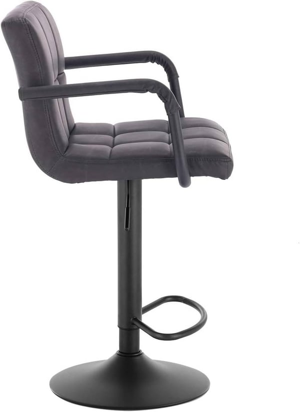 Rootz baarijakkara - Työpöytäjakkara - Säädettävä baarituoli - Kestävää keinonahkaa - Ergonominen muotoilu - Tyylikäs moderni ulkonäkö - Korkeus 90cm-