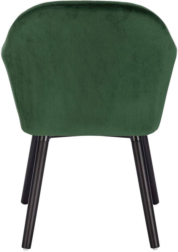 Rootz Ergonomic Velvet Spisestuestol - Komfortabel siddeplads - Stilfuld lænestol - Let at samle - Holdbar konstruktion - 81cm x 40cm x 44cm