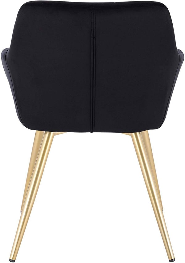 Rootz Velvet spisestuestol - Elegant stol - Komfortabel siddeplads - Højdensitetsskum, holdbar konstruktion, nem montering - 43 cm x 55 cm x 81 cm