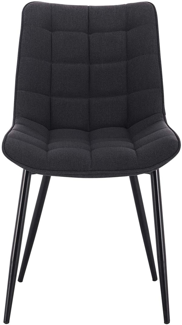 Rootz moderne linned spisestuestole - Metalben - Komfortable siddepladser - Holdbar og robust - Alsidigt design - 85,5 cm x 46 cm x 40,5 cm