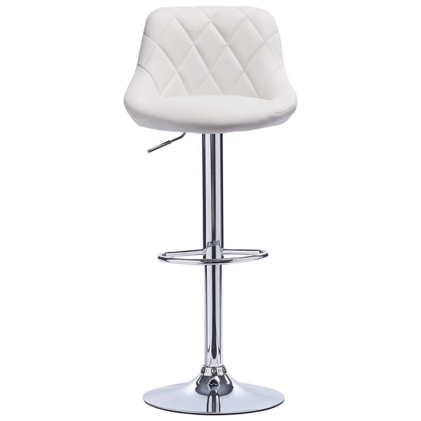 Rootz sæt med 2 justerbare barstole - Bordskamler - Drejestole - Imiteret læderkomfort - Forkromet holdbarhed - Nem montering - 84cm-106cm x 38cm x 35