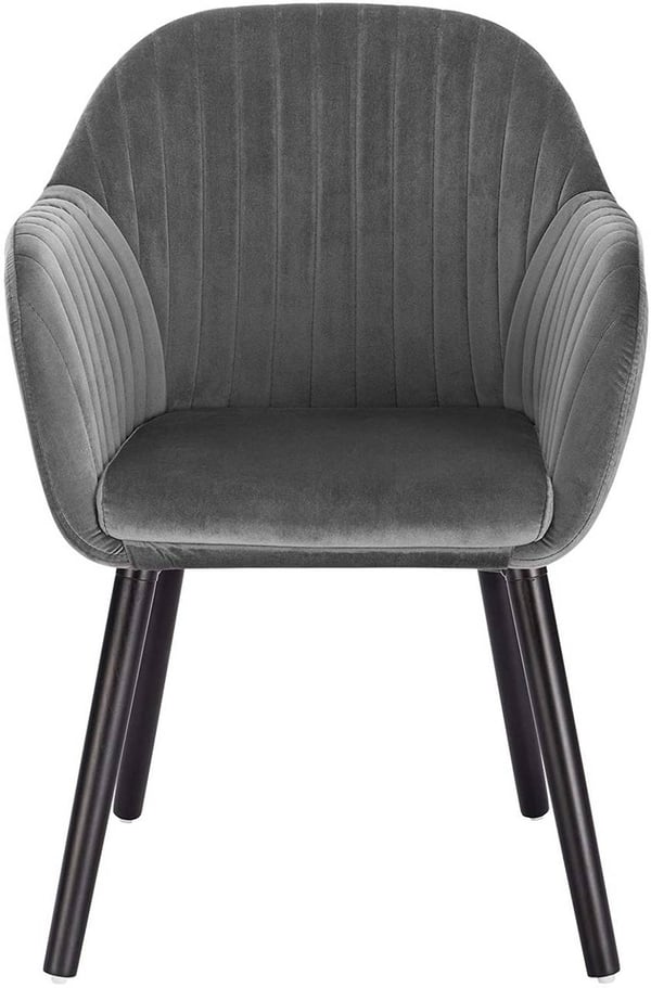 Rootz sæt med 2 spisestuestole - Fløjlsstole - Ergonomiske siddepladser - Komfortable og holdbare - Nem montering - 81 cm x 40 cm x 47 cm