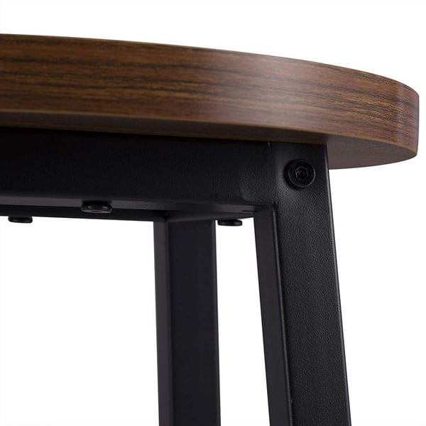 Rootz Industriel Barstol - Bordskammel - Kitchen Island Stol - Robust stålstel - Alsidigt og beskyttende design - Nem montering - 71 cm Sædehøjde x 30