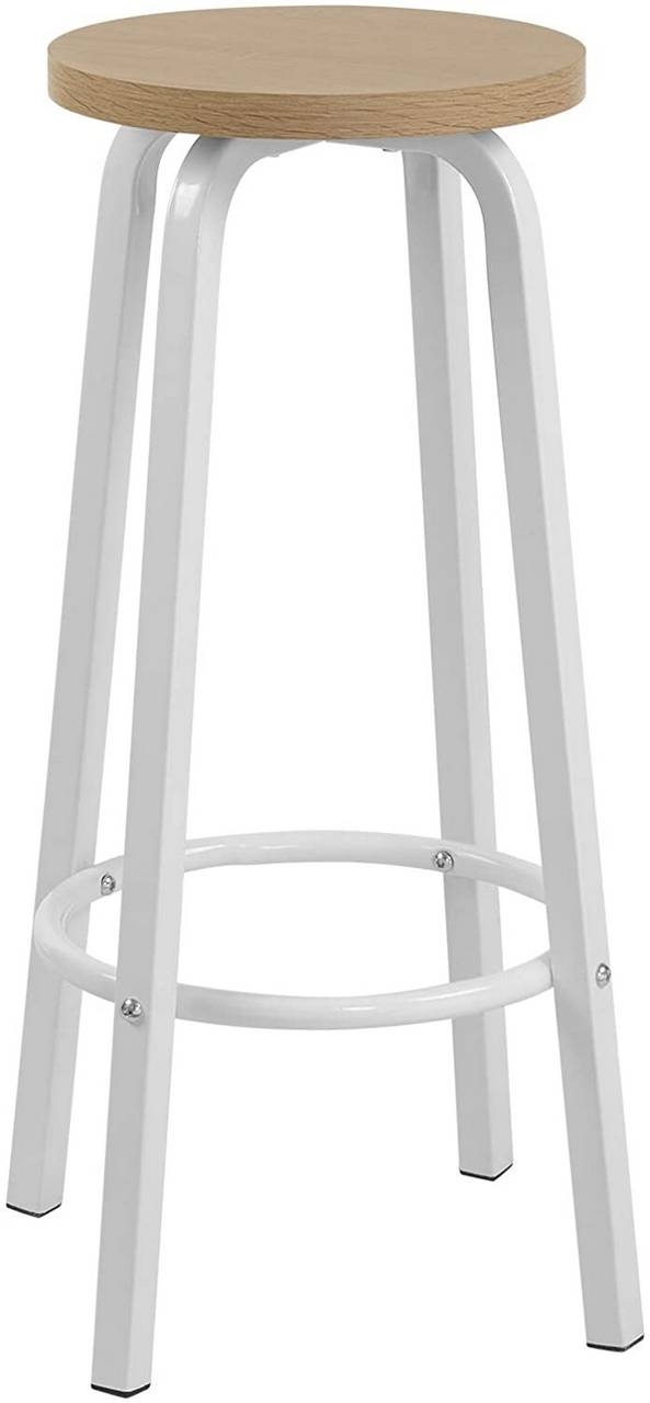 Rootz Barstol - Bordskammel - Industristol - Moderne minimalistisk design - Holdbar og ridsefast - Ergonomisk komfort - 30 cm x 72 cm